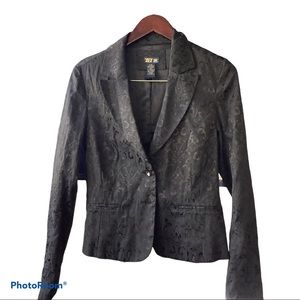 Dex Black patterned blazer never worn